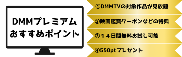 DMMプレミアム おすすめポイント